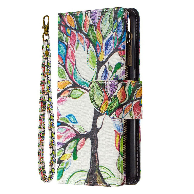 Housse Realme C11 Poche Zippée Arbre Housse Realme C11 Poche Zippée Arbre