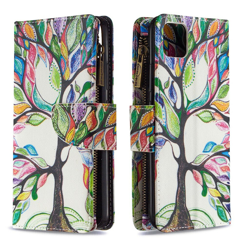 Housse Realme C11 Poche Zippée Arbre Housse Realme C11 Poche Zippée Arbre