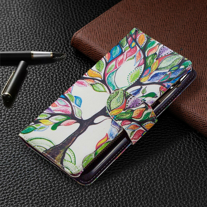 Housse Realme C11 Poche Zippée Arbre Housse Realme C11 Poche Zippée Arbre