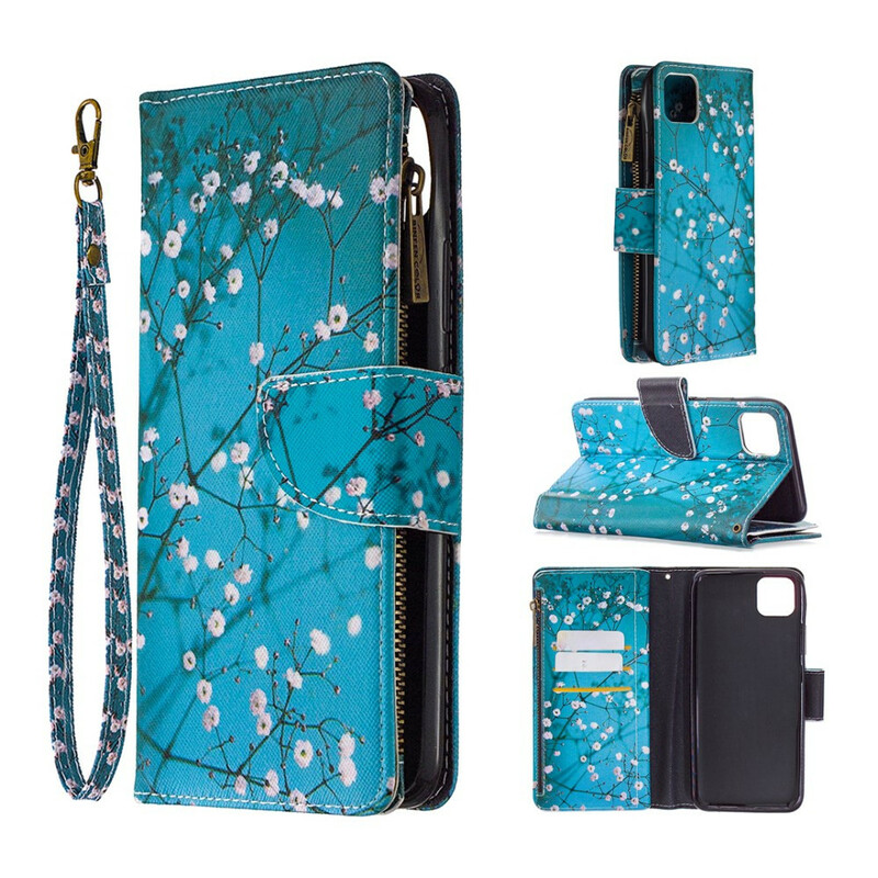 Housse Realme C11 Poche Zippée Arbre Housse Realme C11 Poche Zippée Arbre