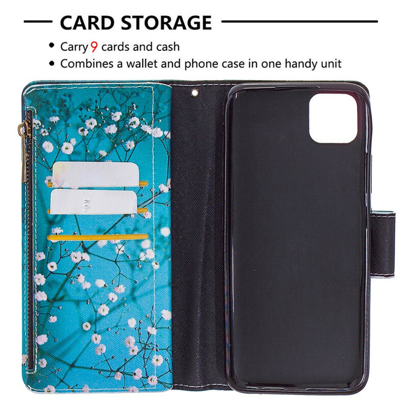 Housse Realme C11 Poche Zippée Arbre Housse Realme C11 Poche Zippée Arbre