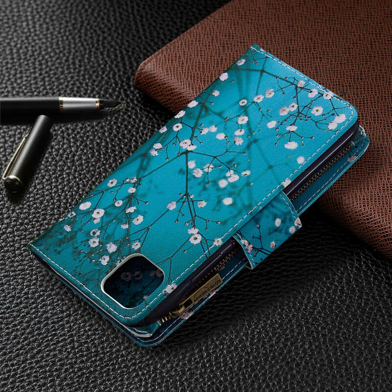 Housse Realme C11 Poche Zippée Arbre Housse Realme C11 Poche Zippée Arbre