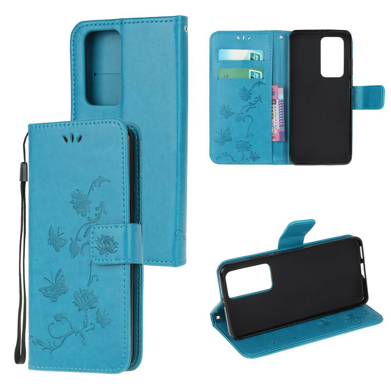 Housse Xiaomi Mi 10T / 10T Pro Papillons et Fleurs D'Asie Housse Xiaomi Mi 10T / 10T Pro Papillons et Fleurs D'Asie