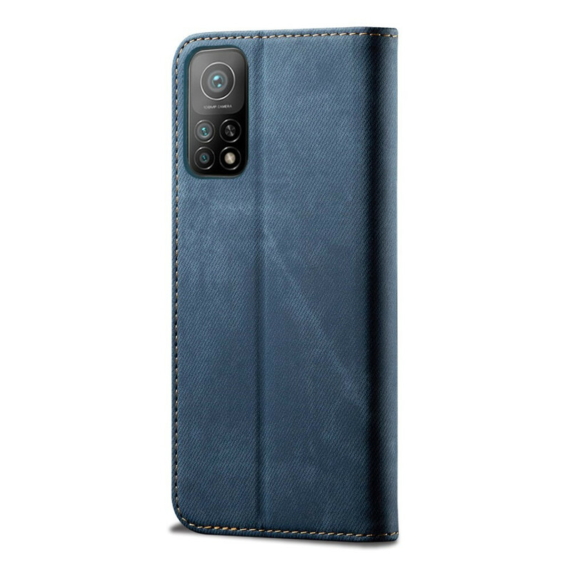 Flip Cover Xiaomi Mi 10T / 10T Pro Tissu Jeans