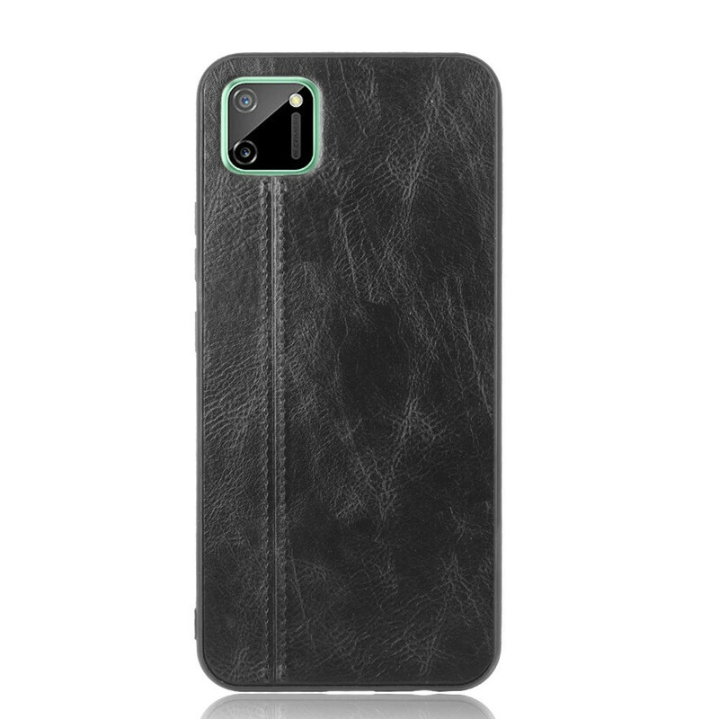 Coque Realme C11 Style Cuir Coutures Coque Realme C11 Style Cuir Coutures