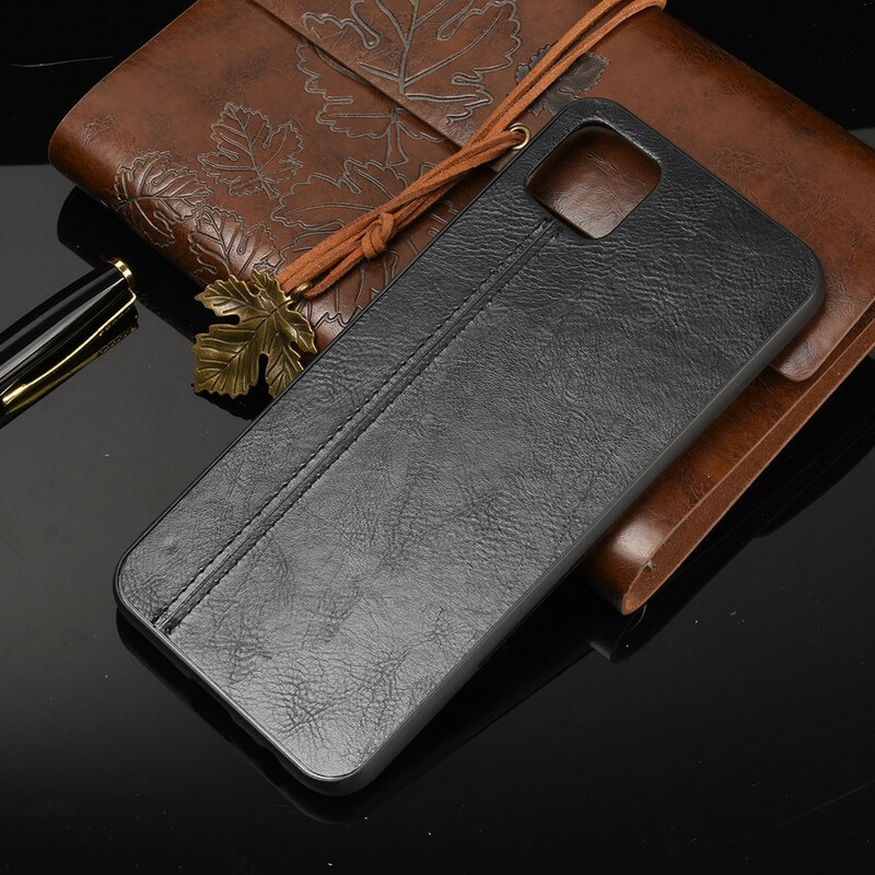 Coque Realme C11 Style Cuir Coutures Coque Realme C11 Style Cuir Coutures