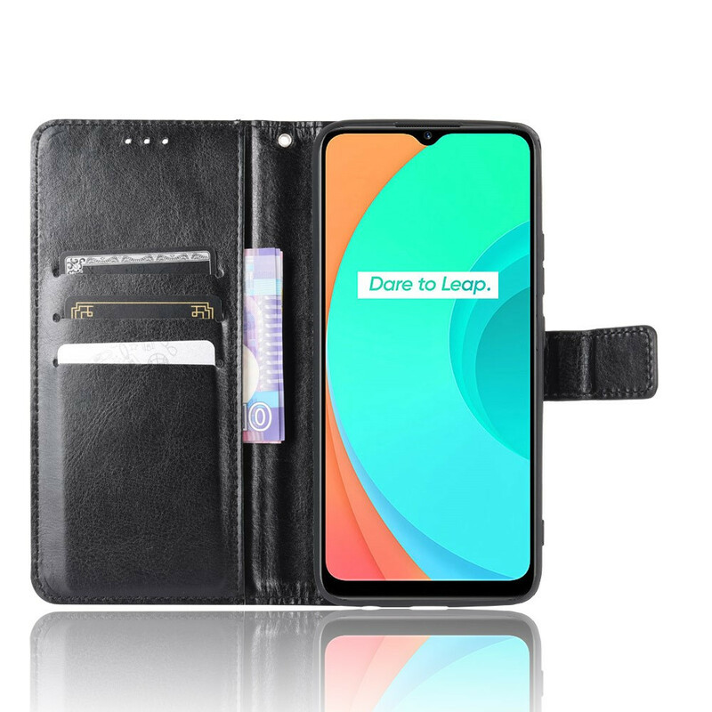 Housse Realme C11 Simili Cuir Flashy Housse Realme C11 Simili Cuir Flashy