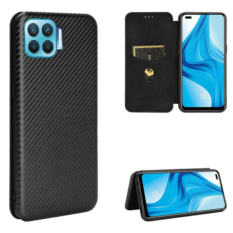 Flip Cover Realme 7 Pro Silicone Carbone Coloré Flip Cover Realme 7 Pro Silicone Carbone Coloré