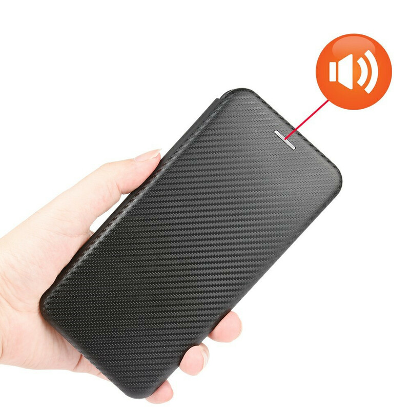 Flip Cover Realme 7 Pro Silicone Carbone Coloré Flip Cover Realme 7 Pro Silicone Carbone Coloré