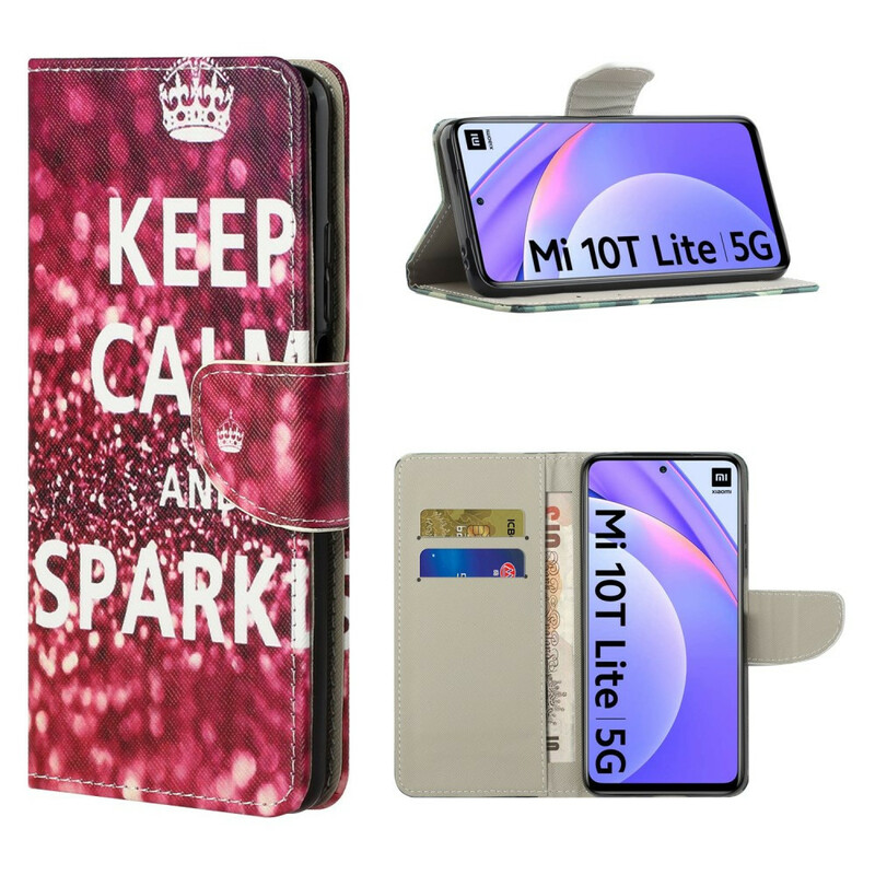 Housse Xiaomi Mi 10T Lite Keep Calm and Sparkle Housse Xiaomi Mi 10T Lite Keep Calm and Sparkle