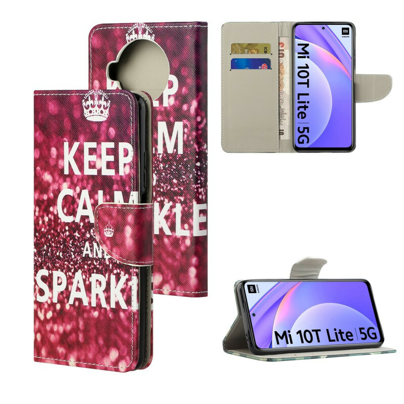 Housse Xiaomi Mi 10T Lite Keep Calm and Sparkle Housse Xiaomi Mi 10T Lite Keep Calm and Sparkle