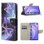Housse Xiaomi Mi 10T Lite Papillons Néons Housse Xiaomi Mi 10T Lite Papillons Néons