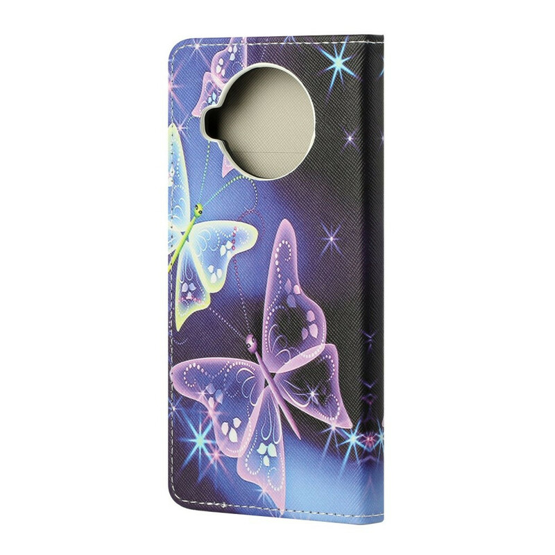 Housse Xiaomi Mi 10T Lite Papillons Néons Housse Xiaomi Mi 10T Lite Papillons Néons
