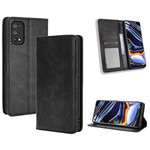Flip Cover Realme 7 Pro Effet Cuir Vintage Stylisé Flip Cover Realme 7 Pro Effet Cuir Vintage Stylisé