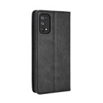 Flip Cover Realme 7 Pro Effet Cuir Vintage Stylisé Flip Cover Realme 7 Pro Effet Cuir Vintage Stylisé