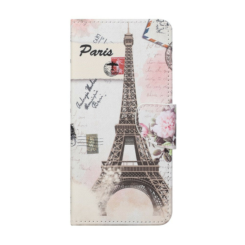 Housse Xiaomi Mi 10T Lite Tour Eiffel Rétro