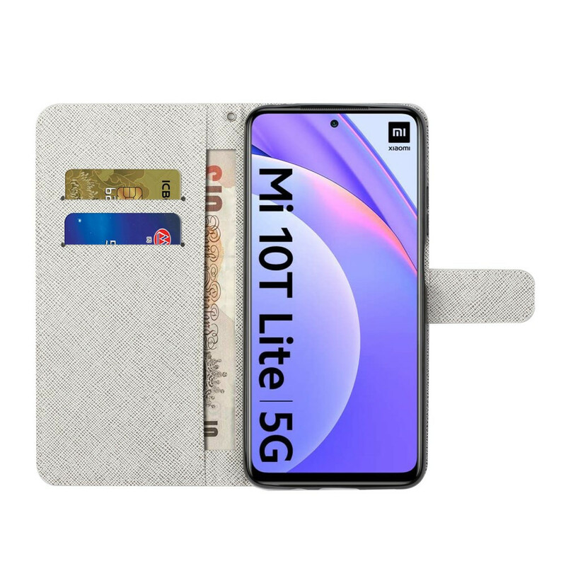 Housse Xiaomi Mi 10T Lite Funky Cats à Lanière Housse Xiaomi Mi 10T Lite Funky Cats à Lanière