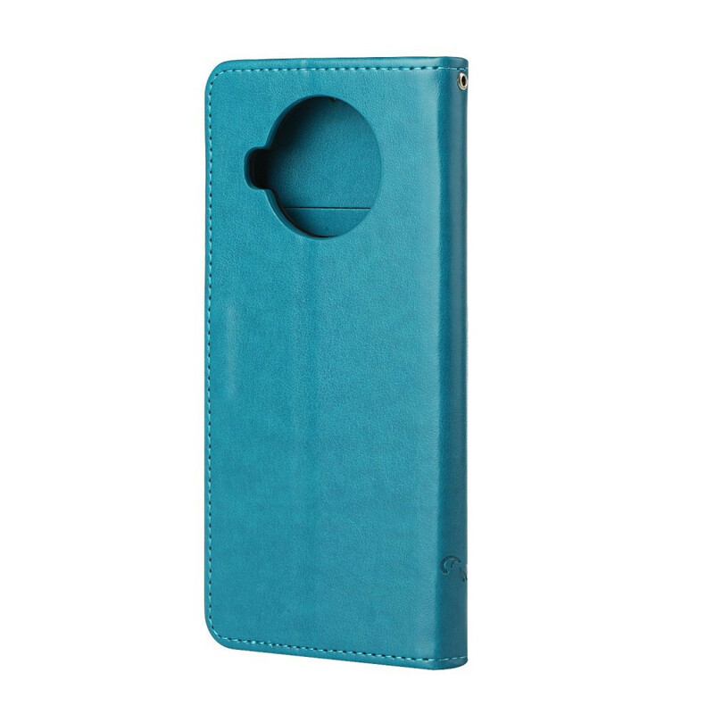 Housse Xiaomi Mi 10T Lite Papillons et Fleurs D'Asie Housse Xiaomi Mi 10T Lite Papillons et Fleurs D'Asie