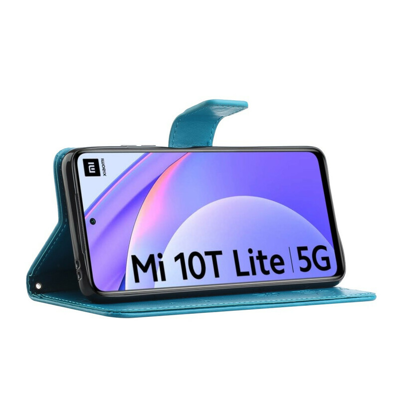 Housse Xiaomi Mi 10T Lite Papillons et Fleurs D'Asie Housse Xiaomi Mi 10T Lite Papillons et Fleurs D'Asie