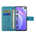 Housse Xiaomi Mi 10T Lite Papillons et Fleurs D'Asie Housse Xiaomi Mi 10T Lite Papillons et Fleurs D'Asie