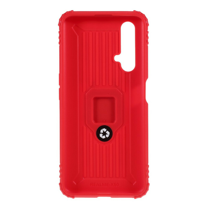 Coque Realme X50 Ring et Fibre Carbone Coque Realme X50 Ring et Fibre Carbone