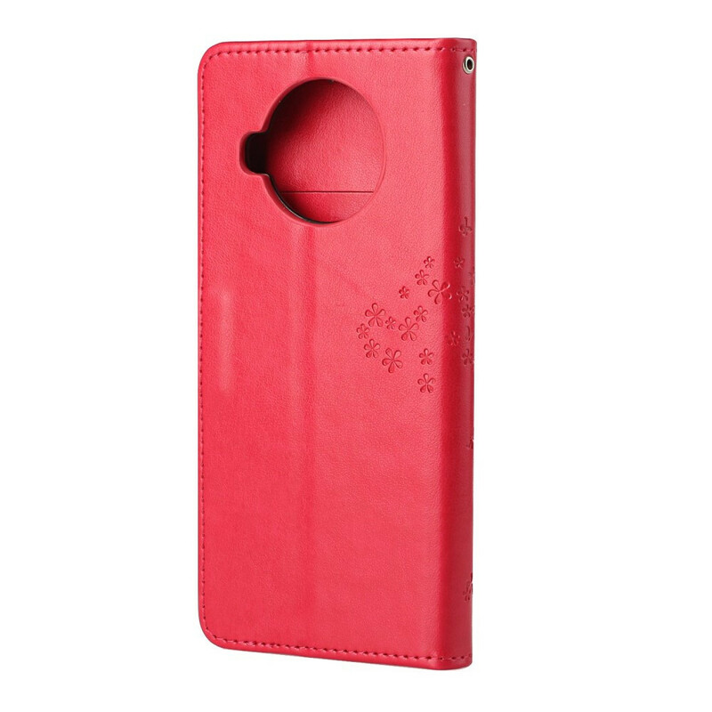 Housse Xiaomi Mi 10T Lite Arbre et Hiboux à Lanière Housse Xiaomi Mi 10T Lite Arbre et Hiboux à Lanière