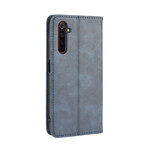 Flip Cover Realme X50 Pro Effet Cuir Vintage Stylisé