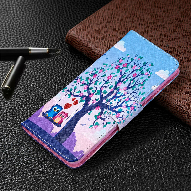 Housse Samsung Galaxy A42 5G Hiboux Sur La Balançoire Housse Samsung Galaxy A42 5G Hiboux Sur La Balançoire