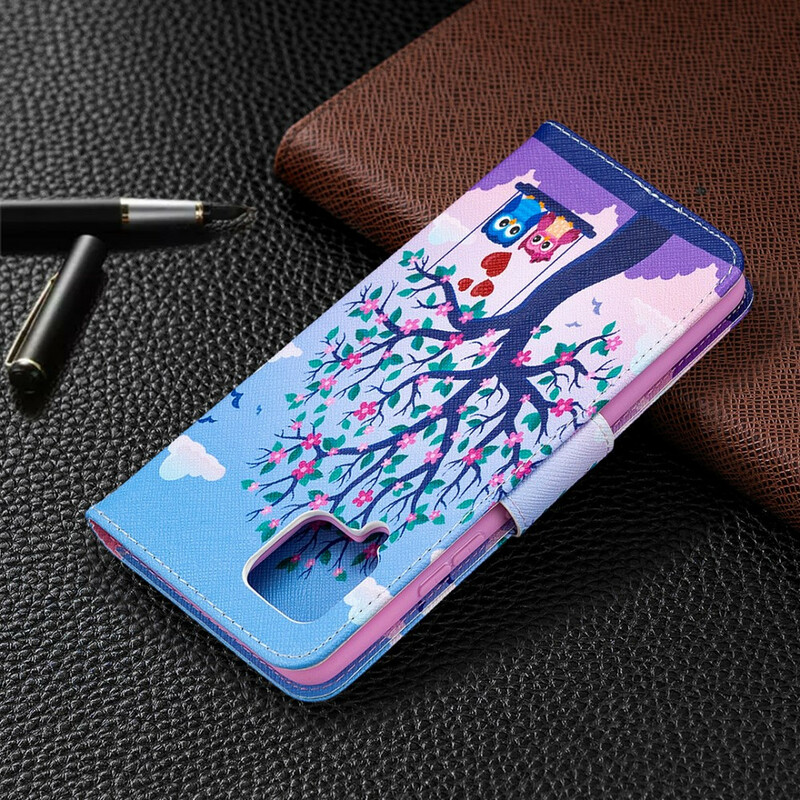 Housse Samsung Galaxy A42 5G Hiboux Sur La Balançoire Housse Samsung Galaxy A42 5G Hiboux Sur La Balançoire