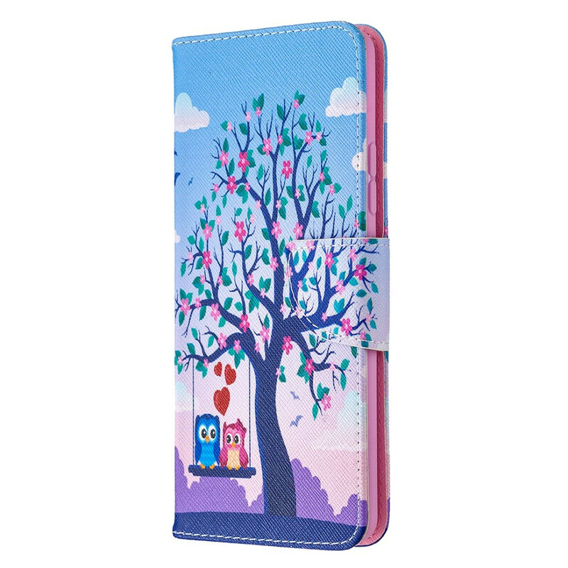 Housse Samsung Galaxy A42 5G Hiboux Sur La Balançoire Housse Samsung Galaxy A42 5G Hiboux Sur La Balançoire