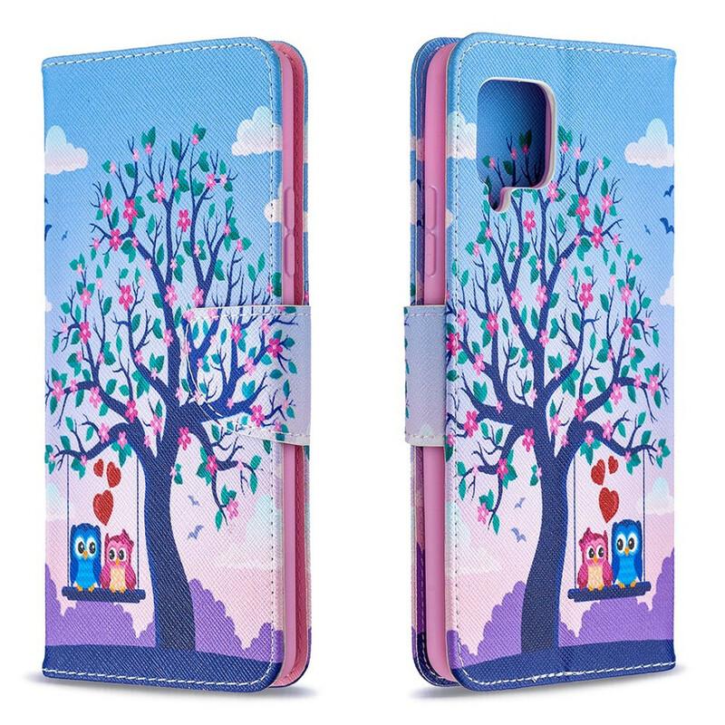 Housse Samsung Galaxy A42 5G Hiboux Sur La Balançoire Housse Samsung Galaxy A42 5G Hiboux Sur La Balançoire