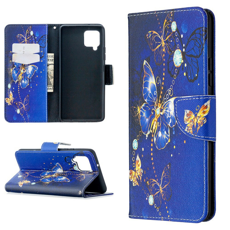 Housse Samsung Galaxy A42 5G Papillons Rois Housse Samsung Galaxy A42 5G Papillons Rois