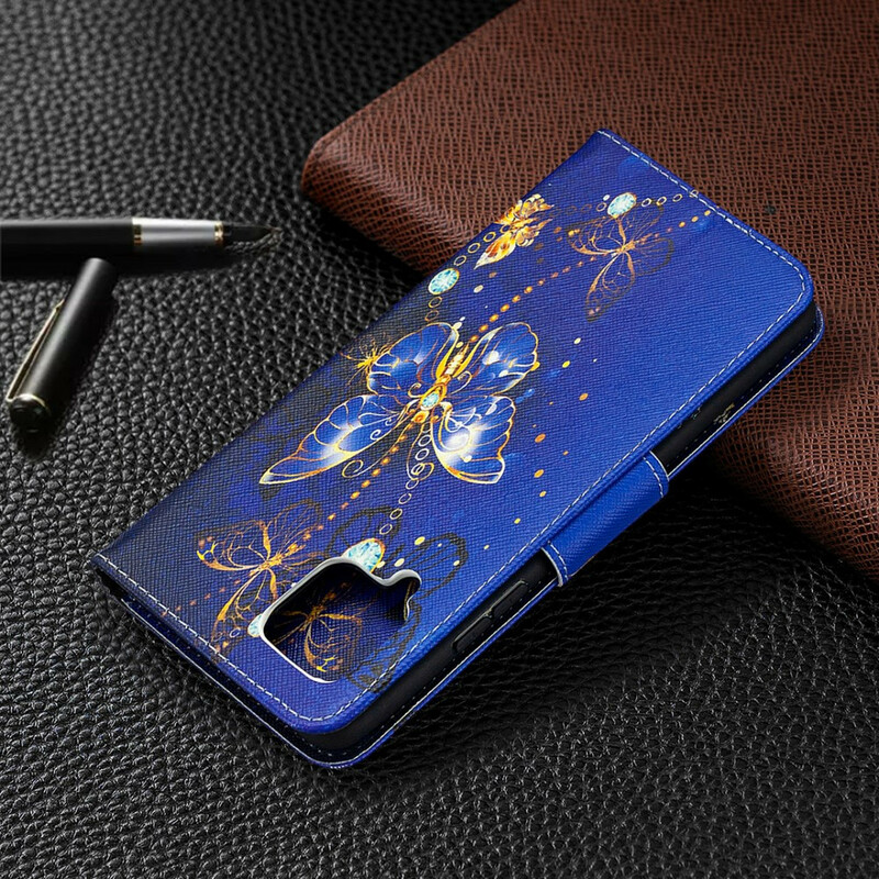 Housse Samsung Galaxy A42 5G Papillons Rois Housse Samsung Galaxy A42 5G Papillons Rois