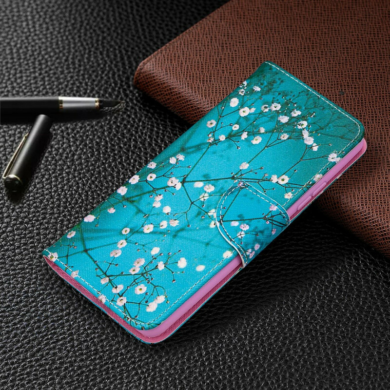 Housse Samsung Galaxy A42 5G Arbre en Fleurs