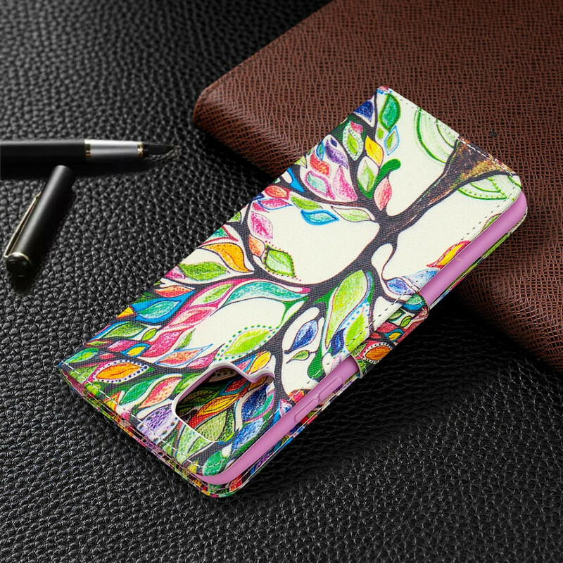 Housse Samsung Galaxy A42 5G Arbre Coloré Housse Samsung Galaxy A42 5G Arbre Coloré