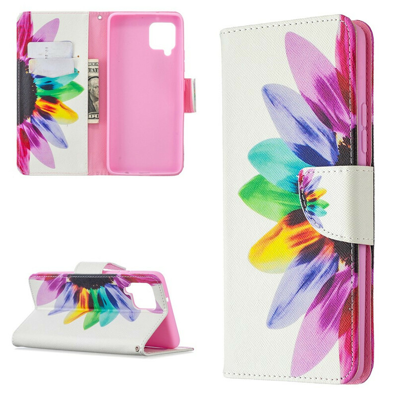 Housse Samsung Galaxy A42 5G Fleur Aquarelle Housse Samsung Galaxy A42 5G Fleur Aquarelle
