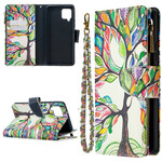 Housse Samsung Galaxy A42 5G Poche Zippée Arbre Housse Samsung Galaxy A42 5G Poche Zippée Arbre