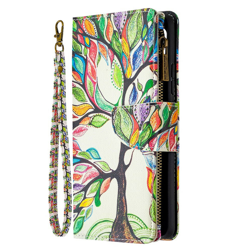 Housse Samsung Galaxy A42 5G Poche Zippée Arbre Housse Samsung Galaxy A42 5G Poche Zippée Arbre