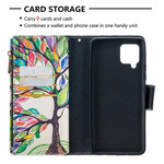 Housse Samsung Galaxy A42 5G Poche Zippée Arbre Housse Samsung Galaxy A42 5G Poche Zippée Arbre