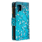 Housse Samsung Galaxy A42 5G Poche Zippée Arbre