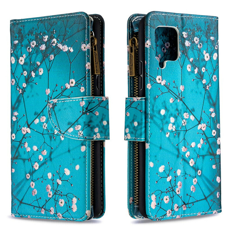 Housse Samsung Galaxy A42 5G Poche Zippée Arbre