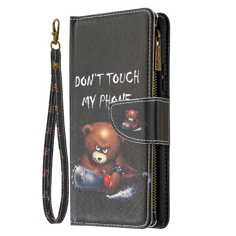 Housse Samsung Galaxy A42 5G Poche Zippée Ours Housse Samsung Galaxy A42 5G Poche Zippée Ours
