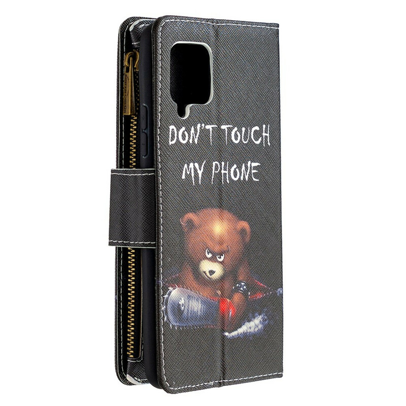 Housse Samsung Galaxy A42 5G Poche Zippée Ours Housse Samsung Galaxy A42 5G Poche Zippée Ours
