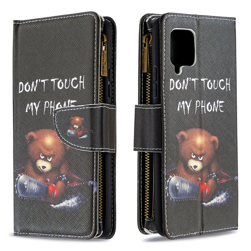 Housse Samsung Galaxy A42 5G Poche Zippée Ours Housse Samsung Galaxy A42 5G Poche Zippée Ours
