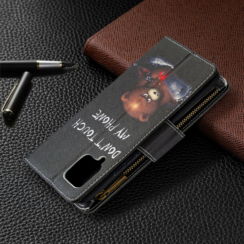 Housse Samsung Galaxy A42 5G Poche Zippée Ours Housse Samsung Galaxy A42 5G Poche Zippée Ours