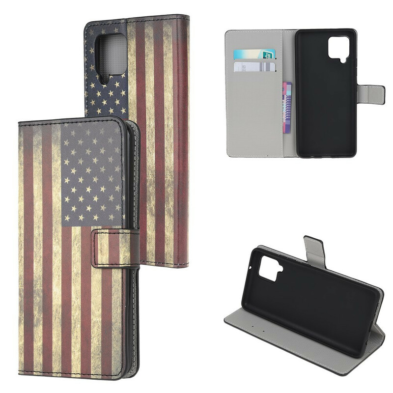 Housse Samsung Galaxy A42 5G Drapeau Américain Housse Samsung Galaxy A42 5G Drapeau Américain