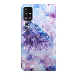 Housse Samsung Galaxy A51 5G Loup Aquarelle Housse Samsung Galaxy A51 5G Loup Aquarelle