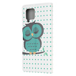 Housse Samsung Galaxy A42 Hibou Endormi Housse Samsung Galaxy A42 Hibou Endormi