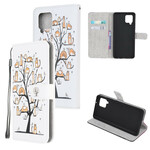 Housse Samsung Galaxy A42 5G Funky Cats à Lanière Housse Samsung Galaxy A42 5G Funky Cats à Lanière