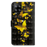 Housse Samsung Galaxy A42 5G Papillons Jaunes Housse Samsung Galaxy A42 5G Papillons Jaunes